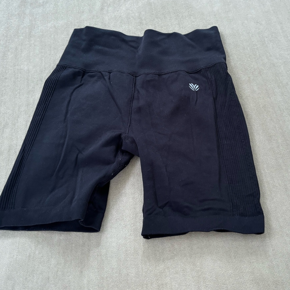 Black High-Waisted Shorts